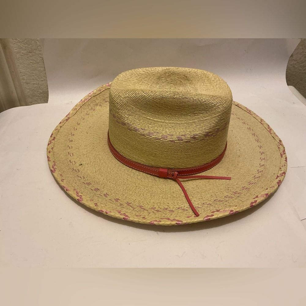 Cavender’s Elegant Tan and Pink infant’s Hat